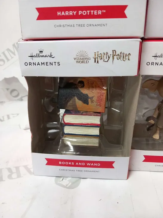 APPROXIMATELY 11 BRAND NEW BOXED HALLMARK HARRY POTTER ORNAMENTS