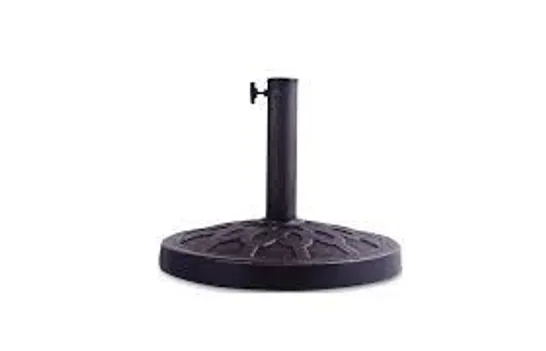 BOXED COSTWAY 4-PIECE FILLABLE UMBRELLA BASE STAND FOR GARDEN YARD POOLSIDE (1 BOX)