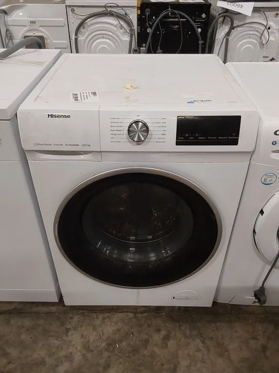 HISENSE WDQY1014EVJM FREESTANDING FRONT LOAD 10KG WASHER DRYER