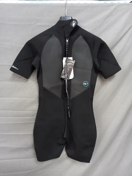 O'NEILL REACTOR-2 2MM BACK ZIP WETSUIT IN BLACK SIZE 14