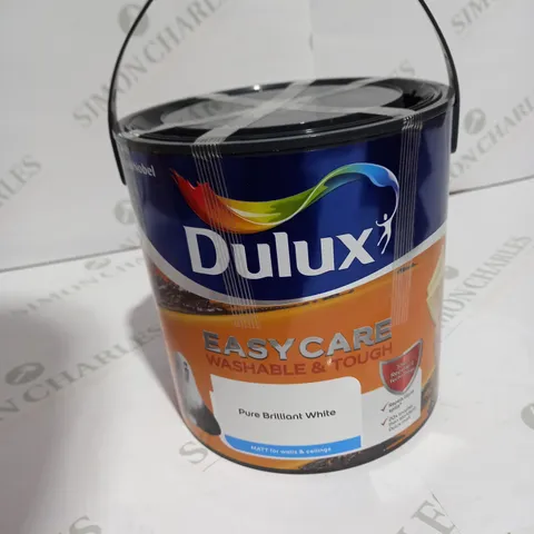 DULUX EASYCARE PURE BRILLIANT WHITE MATT EMULSION PAINT, 2.5L