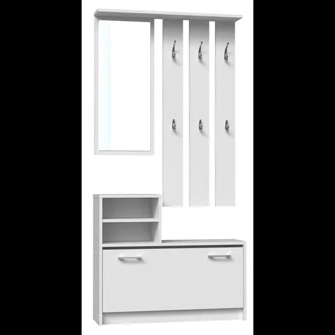 BOXED CENTREVILLE HALI TREE WITH SHOE STORAGE 