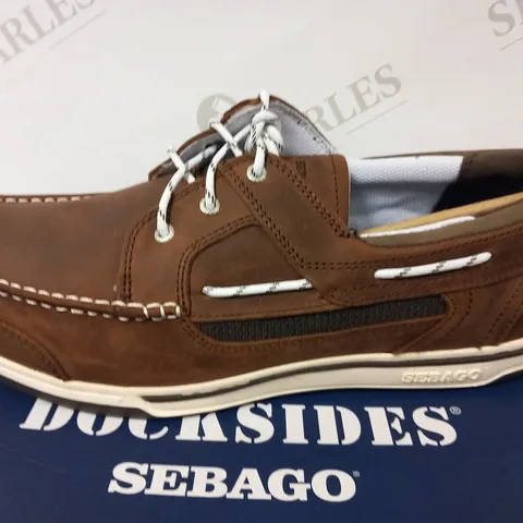 BOXED DOCKSIDE SEBAGO TRITON THREE EYELETS SIZE 12.5