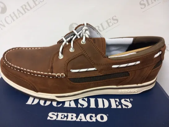 BOXED DOCKSIDE SEBAGO TRITON THREE EYELETS SIZE 12.5