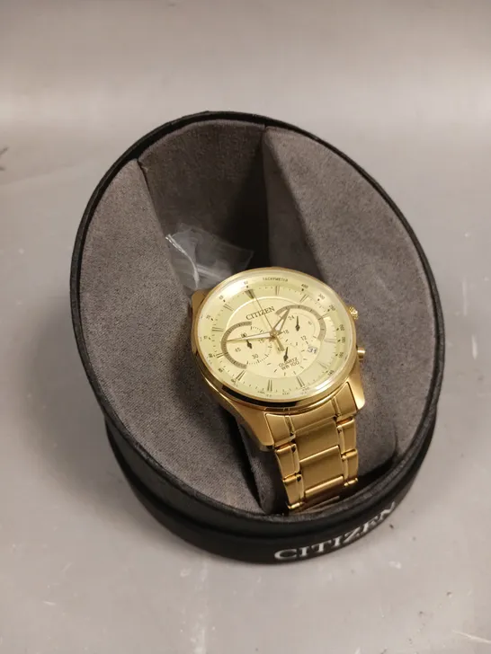 CITIZEN WR 100 QUARTZ CHAIN LINK WATCH 