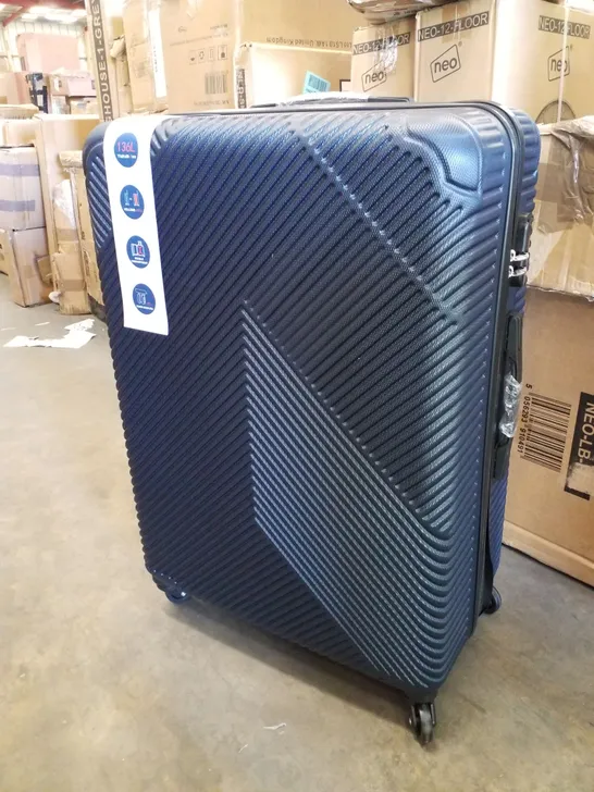 BOXED BLUE SUITCASE