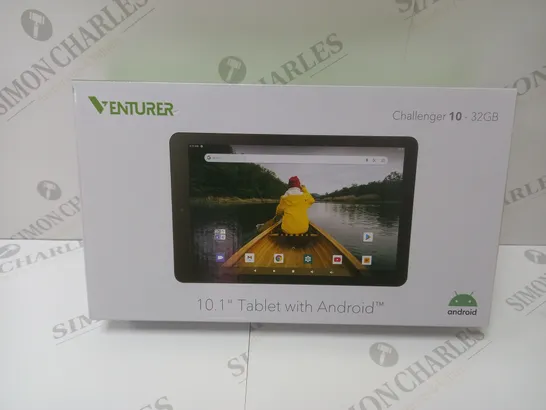 BRAND NEW BOXED VENTURER CHALLENGER 10 10.1" TABLET - 32 GB, BLACK