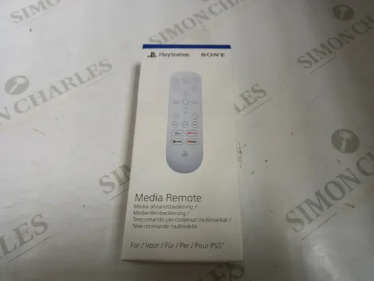 SEALED SONY PLAYSTATION MEDIA REMOTE FOR PS5