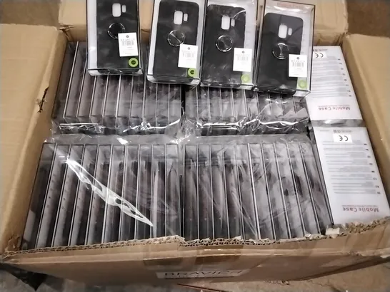 LOT CONTAINING APPROXIMATELY 250 BOXED SEALED SAMSUNG S9 CASES IN BLACK