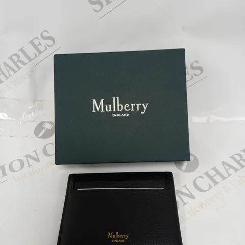 BLACK MULBERRY LEATHER WALLET 