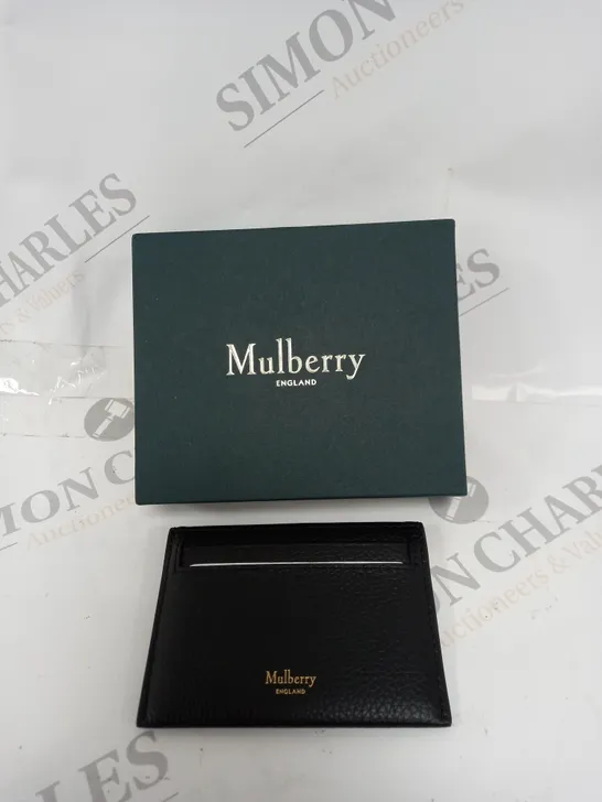 BLACK MULBERRY LEATHER WALLET 