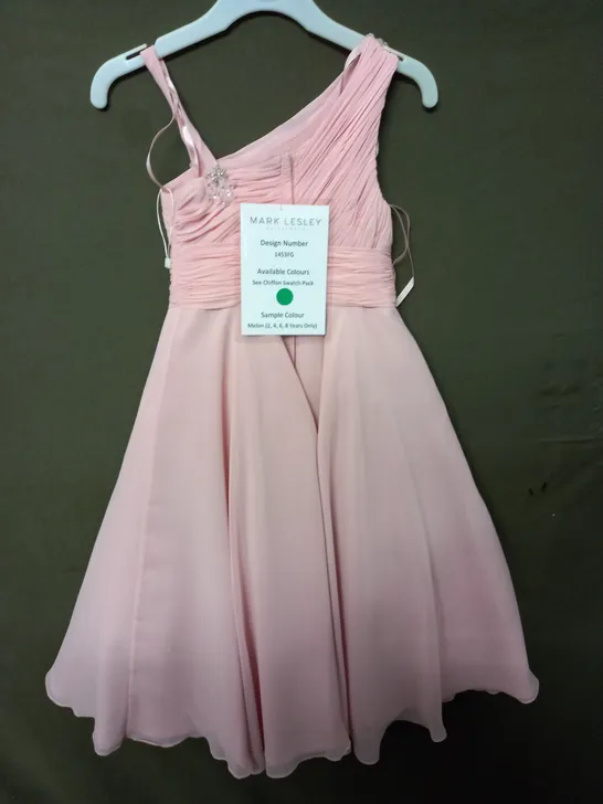 MARK LESLEY OCCASIONAL DRESS IN MELON - SIZE 4