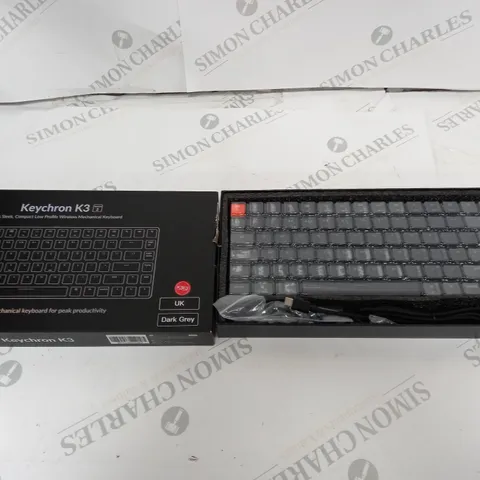 KEYCHRON K3 SLEEK WIRELESS MECHANICAL KEYBOARD 