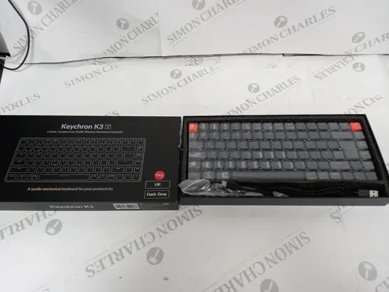 KEYCHRON K3 SLEEK WIRELESS MECHANICAL KEYBOARD 