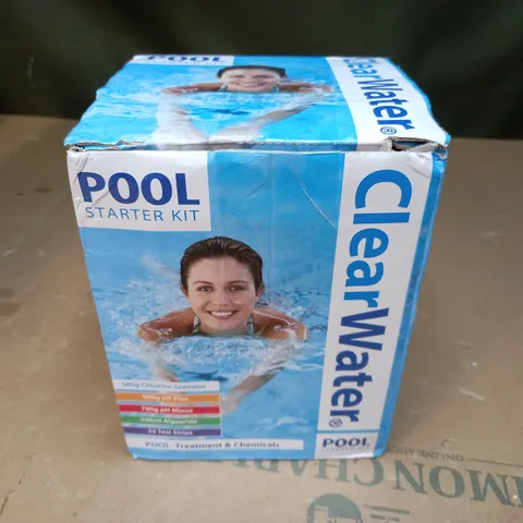 CLEARWATER POOL STARTER KIT TREATMENT & CHEMICALS