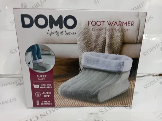 BOXED DOMO ELECTRIC FOOT WARMER 