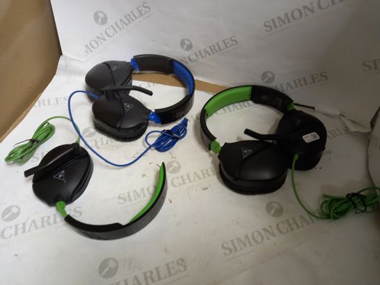 LOT OF APPROXIMATELY 8 TURTLE BEACH VIDEO GAME HEADSETS