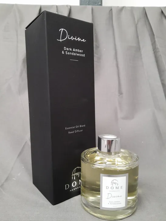 BOXED DOME DIVINE DARK AMBER & SANDALWOOD REED DIFFUSER (200ML)