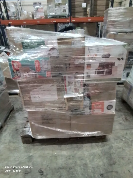 PALLET OF APPROXIMATELY 49 UNPROCESSED RAW RETURN HOUSEHOLD AND ELECTRICAL GOODS TO INCLUDE;