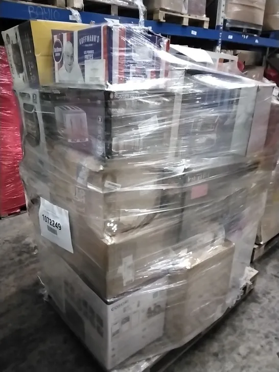 PALLET OF APPROXIMATELY 25 UNPROCESSED RAW RETURN HOUSEHOLD AND ELECTRICAL GOODS TO INCLUDE;