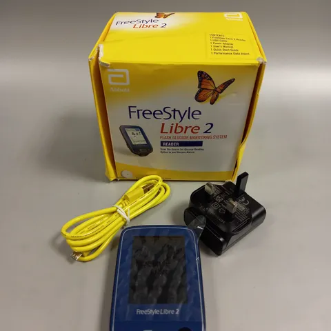 BOXED FREESTYLE LIBRE 2 GLUCOSE MONITORING SYSTEM READER 