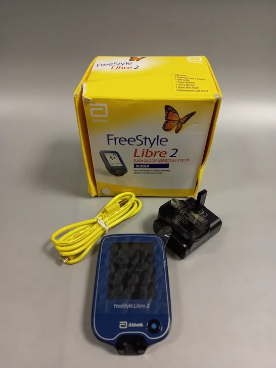 BOXED FREESTYLE LIBRE 2 GLUCOSE MONITORING SYSTEM READER 