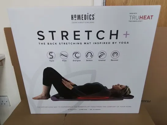 LOT OF 8 BOXED AS NEW HOMEDICS STRETCH+ BACK STRETCHING MATS 