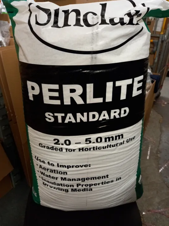 LARGE BAG OF SINCLAIR PERLITE STANDARD FOR HORTICULTURAL USE - COLLECTION ONLY