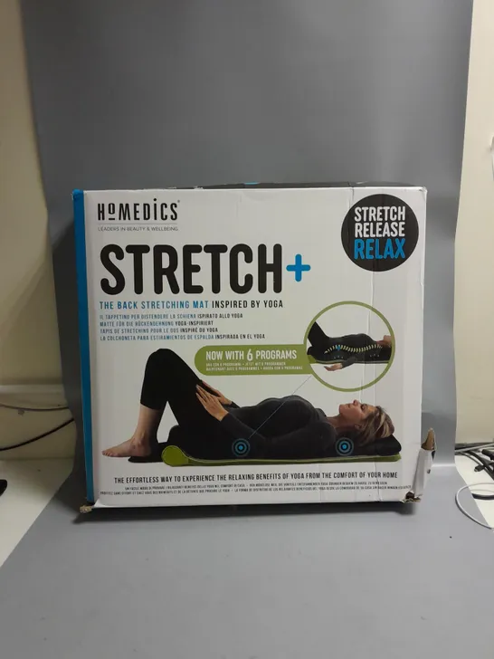 BOXED HOMEDICS STRETCH PLUS BACK STRETCHING MAT INSPIRED BY YOGA