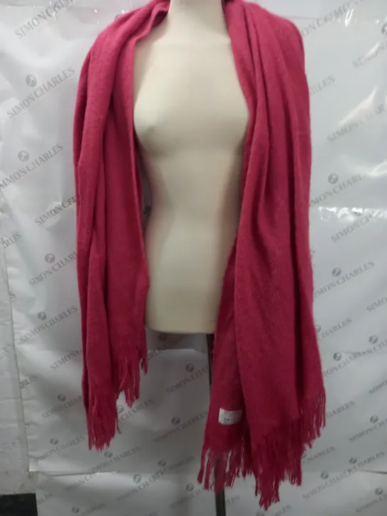 LAURA ASHLEY OVERSIZED PINK SCARF