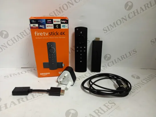 AMAZON FIRE TV STICK 4K WITH ALL-NEW ALEXA VOICE REMOTE RRP £49.99