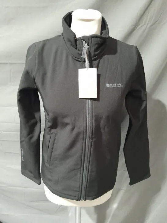 MOUNTAIN WAREHOUSE BLACK ZIP THROUGH JACKET - 11/12 YRS