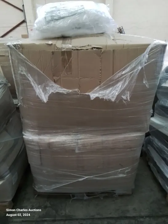 PALLET CONTAINING VARIOUS PILLOWS, BODY PILLOWS ETC.