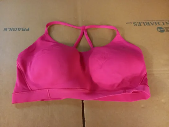 GYMSHARK PINK SPORTS BRA - XL