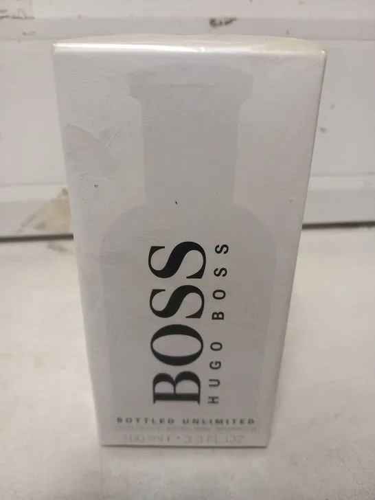 BOXED AND SEALED HUGO BOSS BOTTLED UNLIMITED EAU DE TOILETTE 100ML SPRAY FOR HIM - MEN'S