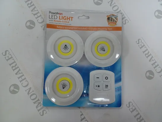 POWATRON LED LIGHT WITH REMOTE CONTROL DGI 1219