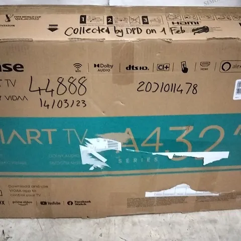 BOXED HISENSE SMART TV A4 SERIES 32"