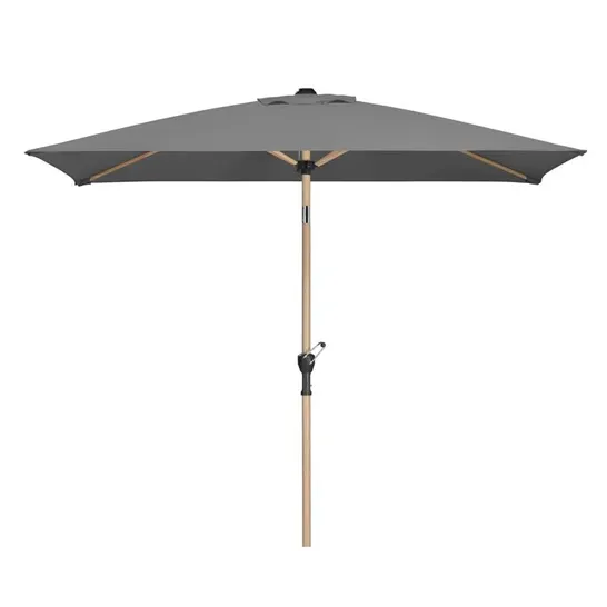 BOXED 2.3M×1.5M RECTANGULAR TRADITIONAL PARASOL 