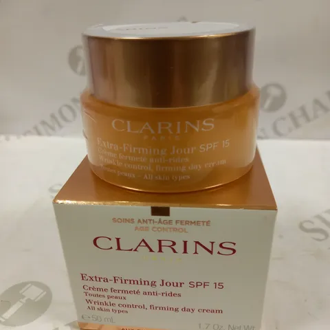 CLARINS PARIS EXTRA-FIRMING JOUR SPF 15 FOR ALL SKIN TYPES 50ML