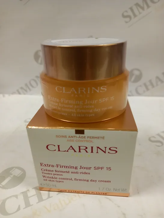 CLARINS PARIS EXTRA-FIRMING JOUR SPF 15 FOR ALL SKIN TYPES 50ML