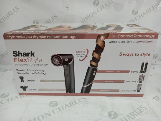 BOXED SHARK FLEXSTYLE HAIR STYLER AND DRYER 