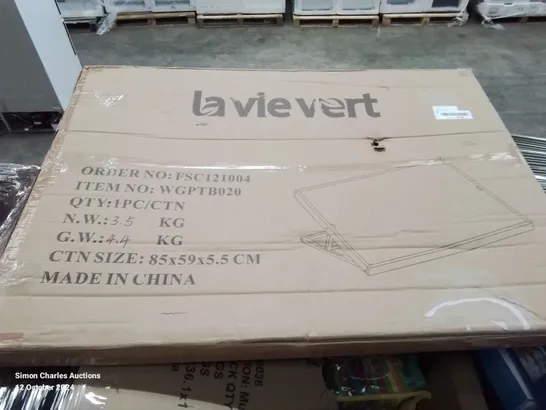 PALLET CONTAINING VARIOUS ASSORTED ITEMS TO INCLUDE: ELECTRIC FOOT MASSAGER, TURNTABLE SYSTEM, KIDS MUD KITCHEN PLAYLET AND LOTS MORE UNMARKED BOXED ITEMS