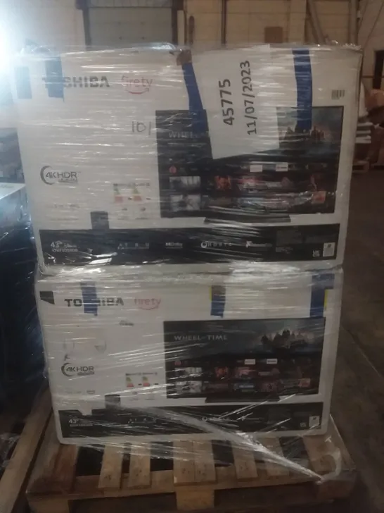 PALLET OF APPROX X9 ASSORTED UNTESTED TVS 