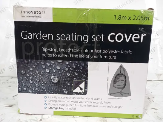 INNOVATORS WATER RESISTANT SINGLE COCOON FURNITURE COVER