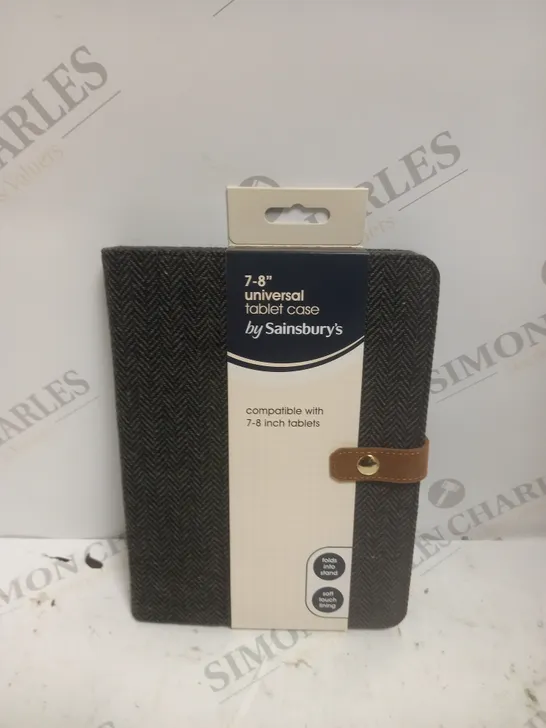 20 X JS TWEED TABLET CASES IN BLACK FOR 7/8" TABLETS