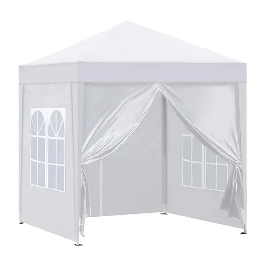 BOXED GAZEBO CANOPY IN WHITE - SIZE UNSPECIFIED (1 BOX)