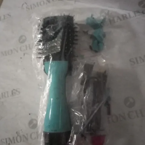 BOXED REVLON SALON HAIR DRYER AND VOLUMISER - TEAL