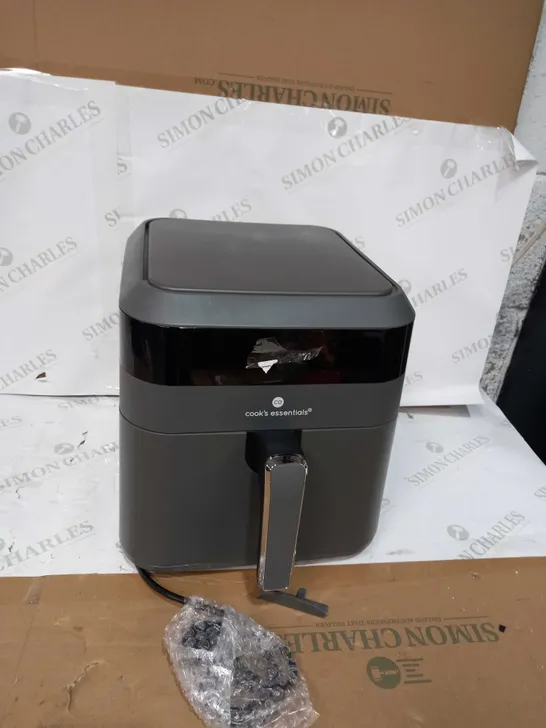 COOK'S ESSENTIALS 5.8L AIR FRYER IN SLATE GREY