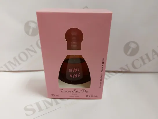 BOX OF APPROX 10 JACQUES SAINT PRES MINI PINK EAU DE PARFUM - 10X25ML