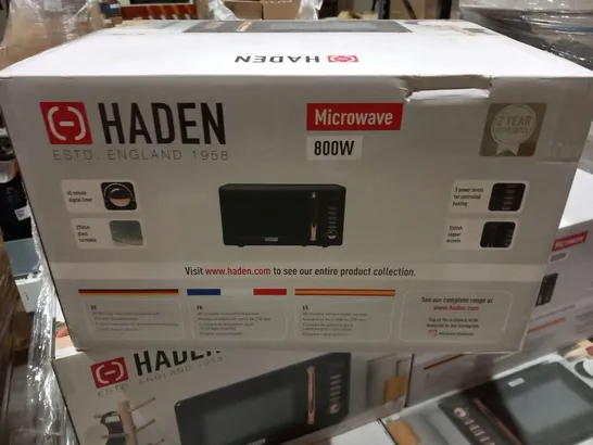 BRAND NEW BOXED HADEN 800W MICROWAVE 197061